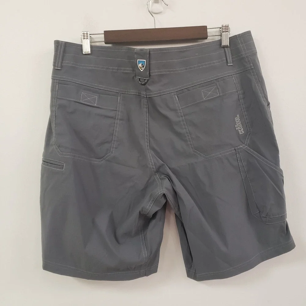 Kuhl Mens‎ Renegade 8.5 In Inseam Shorts Size 36 Dark Gray Nylon Blend Hiking